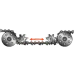 Husqvarna 20" 72DL Chainsaw Chain X-CUT C83, 3/8" pitch, .050 gauge